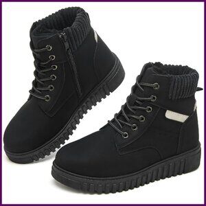 Waterproof Ankle Boots Women's Size 6-11 Hiking Work Combat Boots